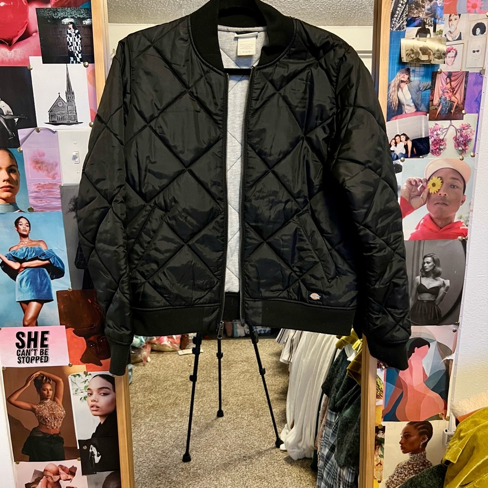 Women's Black Quilted Jacket